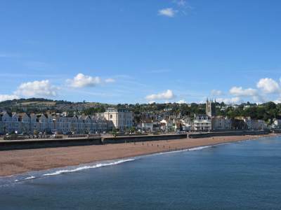 Teignmouth beach front